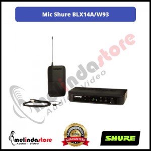 Microphone Wireless Shure BLX14A/W93 | Wireless Presenter Mic Shure Clip On Microphone Wireless Shure BLX14A/W93 | Wireless Presenter Mic Shure Clip On